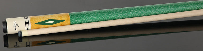 Meucci EC7G Economy Pool Cue 7 Green Pool Cue with Pro Shaft - EC7G