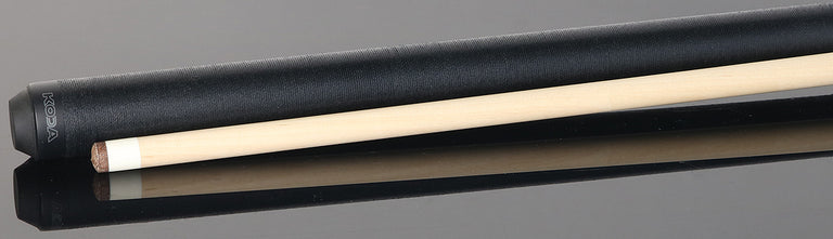 KODA Matte White with Blue Dragon Graphic Play Cue with Irish Linen Wrap