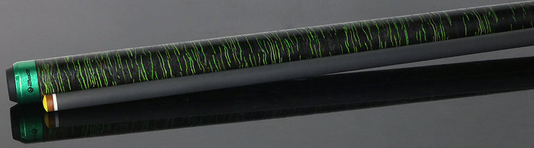 Predator SP2 Nova Limited Cue with Black/Green Impression Stacked Wrap Uni-Loc - SP2GRN1SLWIMPBKGRN