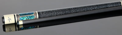 Meucci 2020 Cue - Grey - Blue Pearl - Black/White Wrap - Carbon Shaft