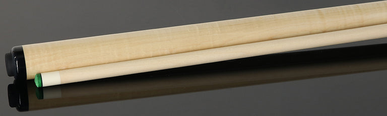 Pechauer Pro R Series Carbon-Stained Maple with Maple Points and Abalone Inlays No Wrap Pool Cue