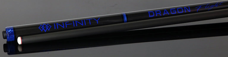 Infinity Dragon Flight Carbon Fiber Long Jump Cue - Blue