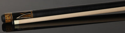 Longoni Niels Fijen Flames Irish Linen Pool Cue with S20 American Wood Shaft - LG24567