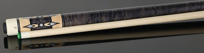 Pechauer JP T Series Smoke-Stained Maple with Pearl Point Inlays No Wrap Pool Cue