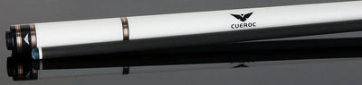 Cueroc Galaxy 2 White Colored Maple No Wrap Pool Cue with Carbon Fiber Shaft