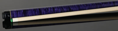 Pechauer JP T Series Natural-Stained Maple with Purple Point Inlays No Wrap Pool Cue