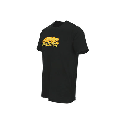 Predator Black with Yellow Embroidered Logo T-Shirt