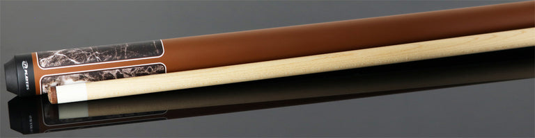 Players Brown Marble with Matte Brown Graphic Series Pool Cue - G4146