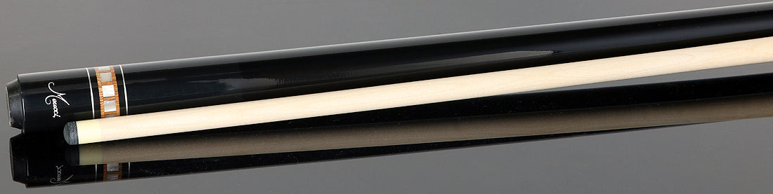Meucci Freshman 1 Gray-Stained Maple and Cocobolo Points Pool Cue