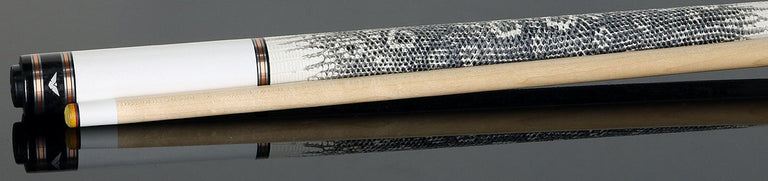 Cueroc Galaxy 2 White Colored Maple Pool Cue with Ring-Tailed Lizard Wrap