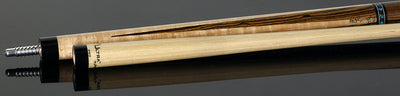 Jacoby HBV2 Series Birdseye Maple Points with Bocote Points No Wrap Pool Cue