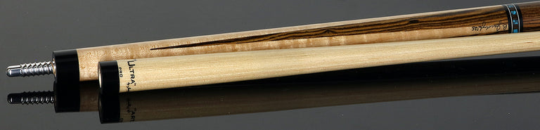Jacoby HBV2 Series Birdseye Maple Points with Bocote Points No Wrap Pool Cue
