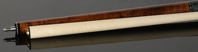 Pechauer JP T Series Chestnut-Stained Maple Pool Cue with Linen Wrap