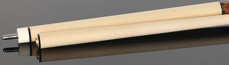 1811 Model 1 Maple Forearm and Butt Sleeve with Zebracote Graphic Wrapless Pool Cue Butt - Uni-Loc