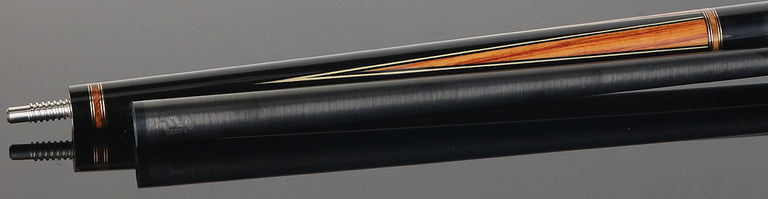 Tiger LX3 Ebony and Tulipwood Wrapless Pool Cue with Fortis Pro Carbon Fiber Shaft