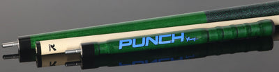 Viking Crush Emerald-Stained Break Cue with Emerald-Stained Punch Butt and 1 VCrush Shaft - CRUSHPUNCHC-DIS