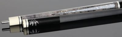 Meucci 2020 Cue - Grey - Mother of Pearl - Black Wrap - Carbon Shaft