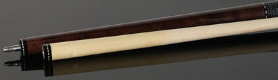 Pechauer JP T Series Rosewood-Stained Maple Pool Cue with Linen Wrap