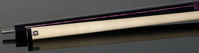 McDermott Black Urethane with Pink Pearl Inlays Cue of the Month with G-Core Shaft