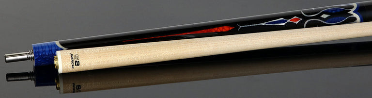 Longoni Papilio Lux Arcobaleno Pool Cue with S2 American Wood Shaft