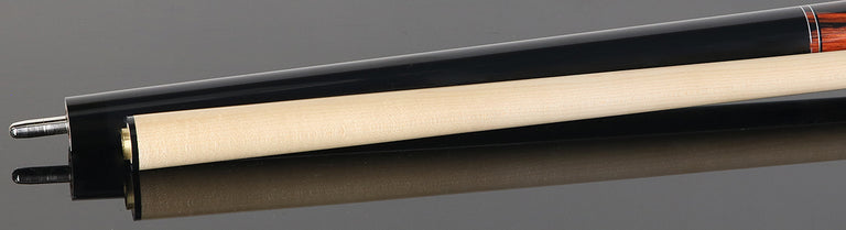 1811 Model 2 Black Forearm and butt Sleeve with Coco Graphic Wrapless Pool Cue Butt - Uni-Loc