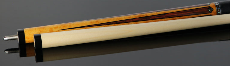 Players Gold-Stained Maple with Cocobolo Graphic Series Pool Cue - G4141