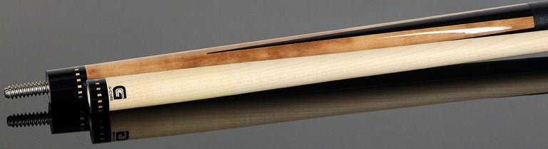 McDermott G Core Series Natural Walnut-Stained Maple Play Cue with Irish Linen Wrap