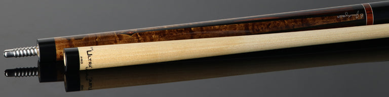 Jacoby Custom Dark-Stained Birdseye Maple with Cocobolo Points Play Cue - 1024-319