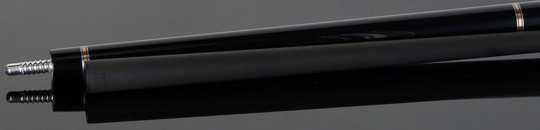 Cueroc Black Galaxy 1 Dymond Ebony Wood No Wrap Pool Cue with Carbon Fiber Shaft
