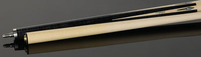 Pechauer Pro R Series Carbon-Stained Maple with Maple Points and Abalone Inlays No Wrap Pool Cue