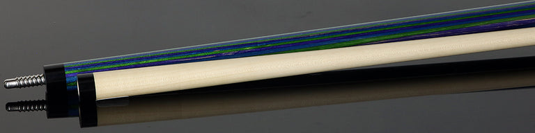 Jacoby Element Wind Cue Laminated Gray/Green/Blue - JACLAMWIND