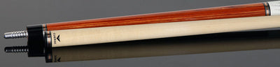 Cueroc Galaxy Dymond Tulipwood Pool Cue with Ring-Tailed Lizard Wrap