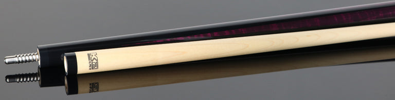 K2 Purple Sneaky Pete Radial Pool Cue with 12.5mm Shaft - KLSPPL