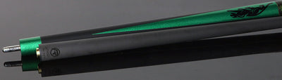 Predator SP2 Nova Limited Cue with Black/Green Impression Stacked Wrap Uni-Loc - SP2GRN1SLWIMPBKGRN