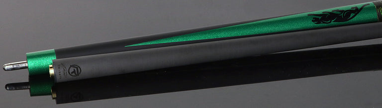 Predator SP2 Nova Limited Cue with Black/Green Impression Stacked Wrap Uni-Loc - SP2GRN1SLWIMPBKGRN