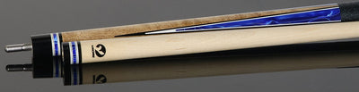 Viking Twilight Series Khaki-Stained Birdseye Maple with Cerulean Tide Premium Pearl Points Play Cue