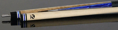 Viking Twilight Series Khaki-Stained Birdseye Maple with Cerulean Tide Premium Pearl Points Play Cue