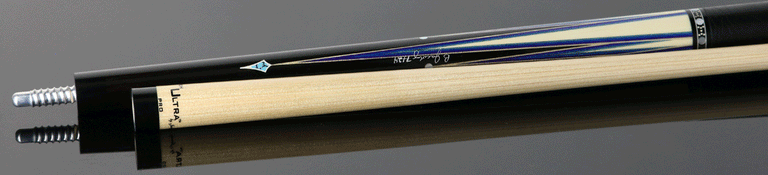 Jacoby 0917-52LWPUR Raven Purple Limited Cue With 12.75 Ultra Shaft and Leather Wrap