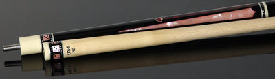 Meucci BMC Casino 9 Black/Pink Pool Cue with Pro Shaft - BMC9BKPKPRO