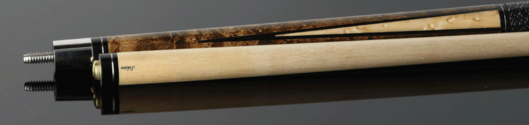 Schon Dark Stained Pool Cue - STL3DS