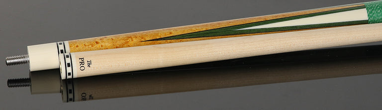 Meucci EC7G Economy Pool Cue 7 Green Pool Cue with Pro Shaft - EC7G