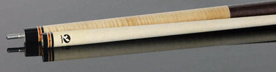 Viking Ovation Series Khaki-Stained Birdseye Play Cue with Vikore Shaft - OV0204
