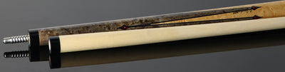 Jacoby Custom Grey-Stained Birdseye Maple and Bloody Jasper Play Cue - 1024-320