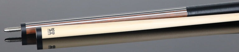 KODA Split Design Black and Cocobolo Graphic Pool Cue - KD29CO