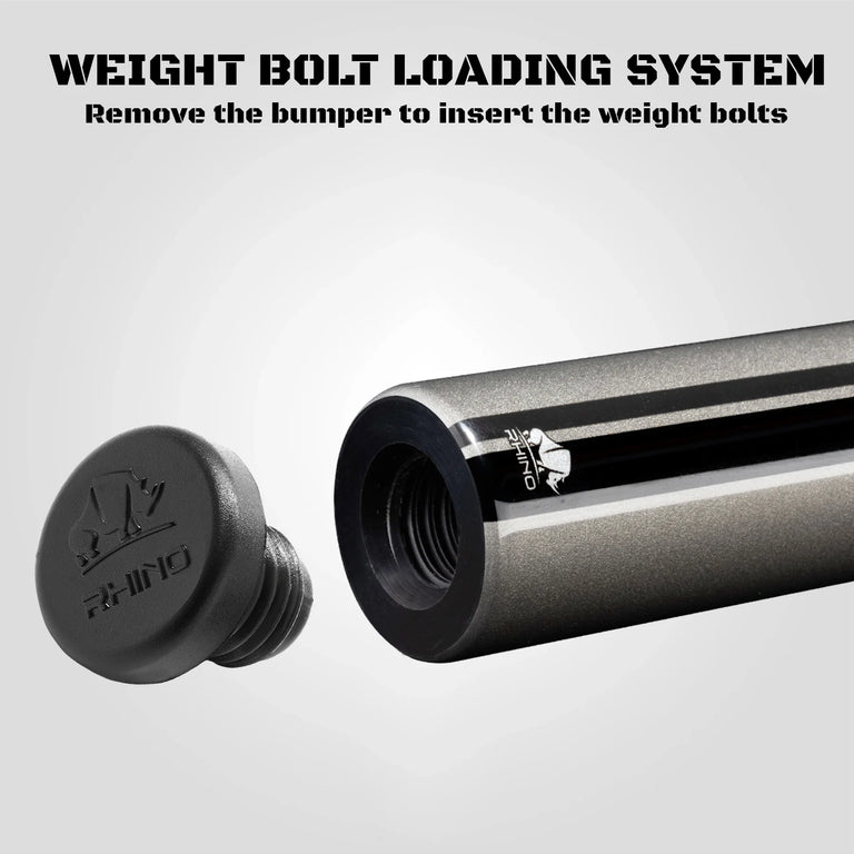 Rhino Nebula 2 Charcoal Gray No Wrap Carbon Pool Cue