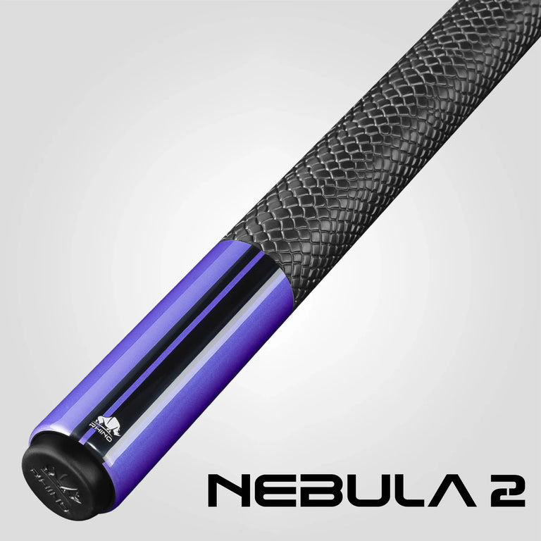 Rhino Nebula 2 Amethyst Purple Carbon Pool Cue with Sports Wrap