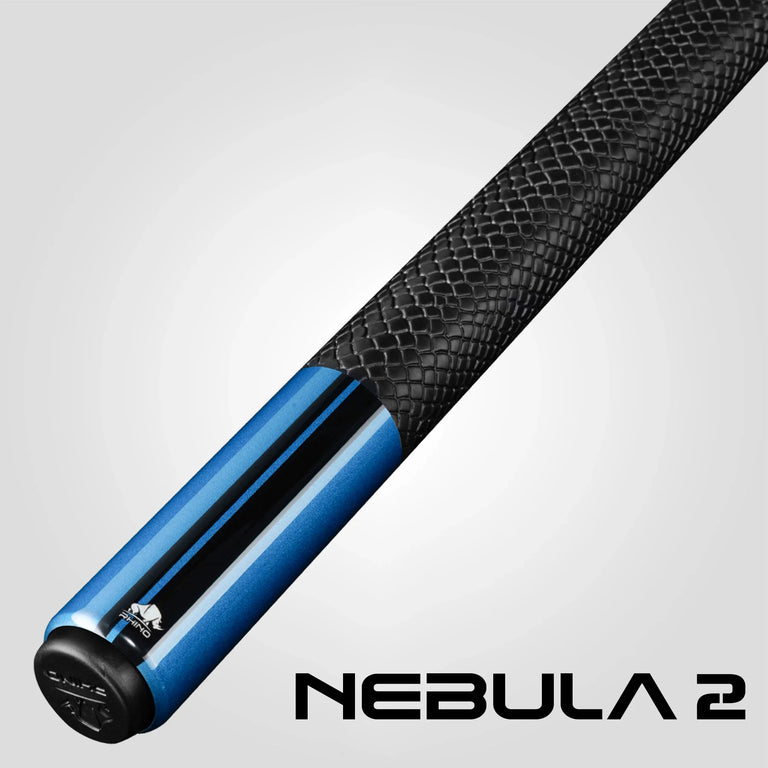 Rhino Nebula 2 Sky Blue Carbon Pool Cue with Sports Wrap
