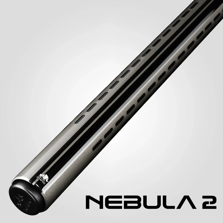 Rhino Nebula 2 Charcoal Gray No Wrap Carbon Pool Cue