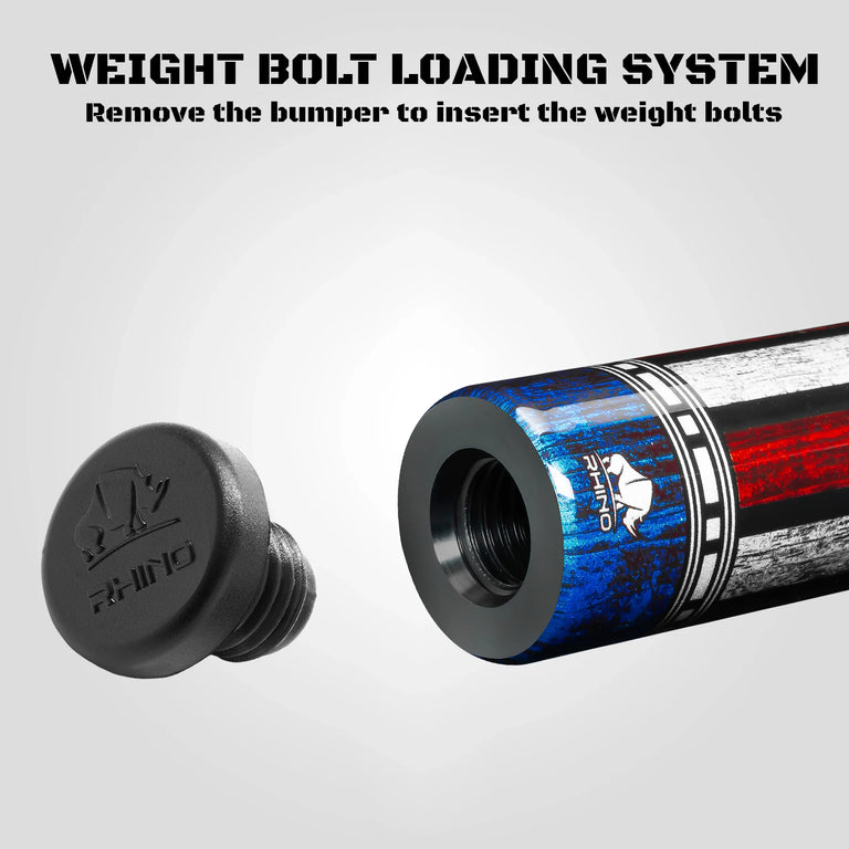Rhino Voyager Series No Wrap Carbon Pool Cue