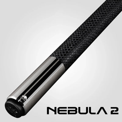 Rhino Nebula 2 Charcoal Gray Carbon Pool Cue with Sports Wrap